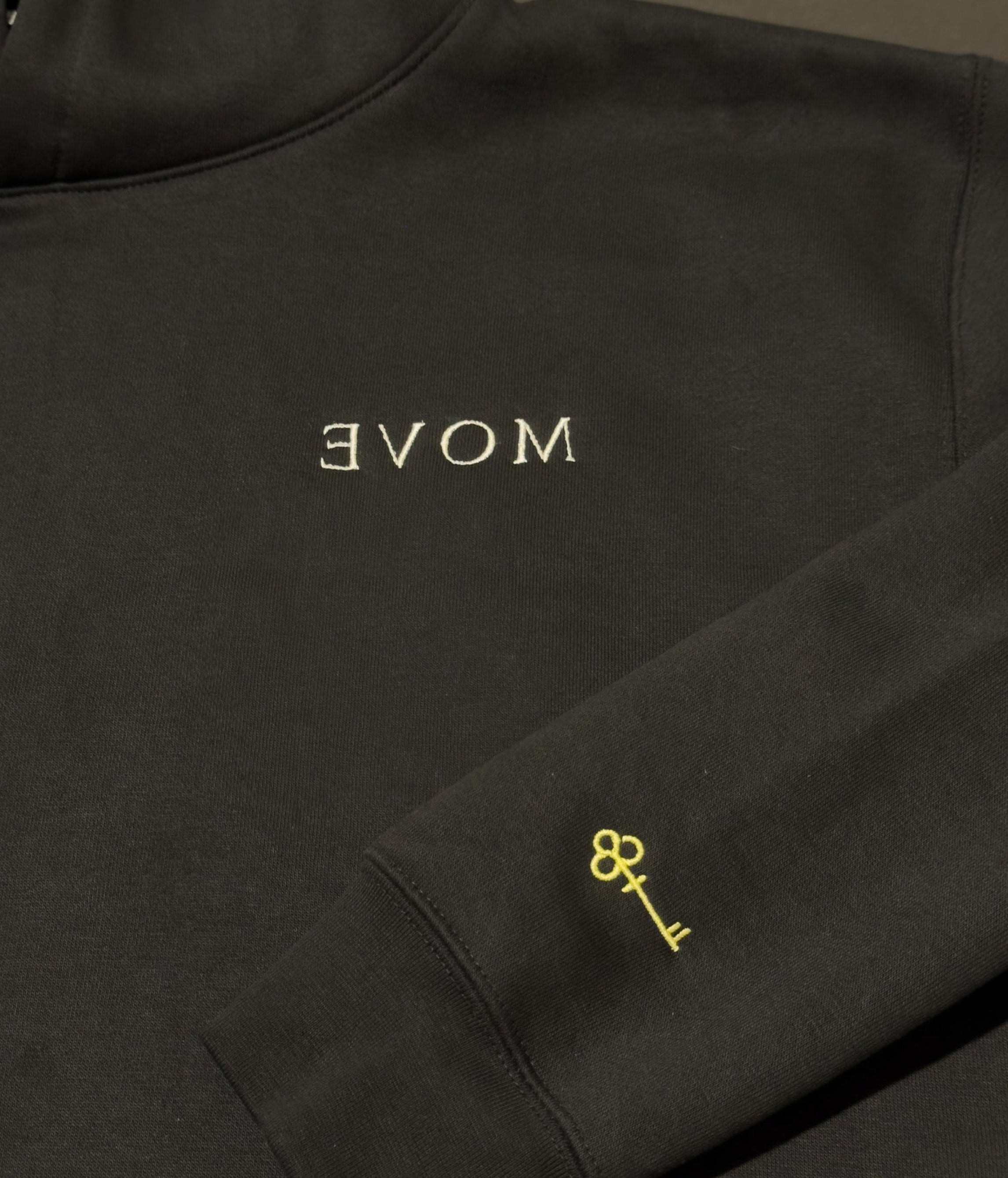 Black Front Sleeve Close up